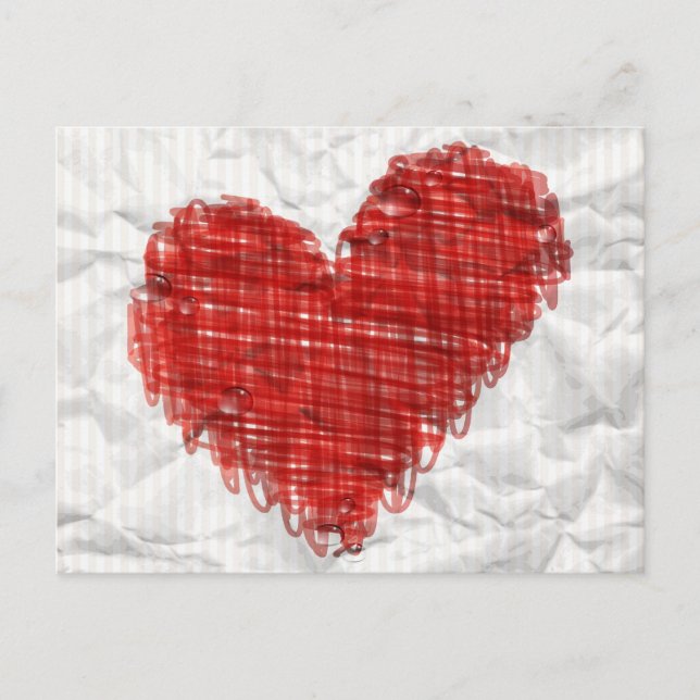 Postal del corazón esgrimido (Anverso)