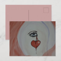 Postal del corazón roto