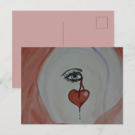 Postal del corazón roto