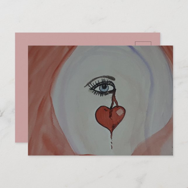 Postal del corazón roto (Anverso / Reverso)