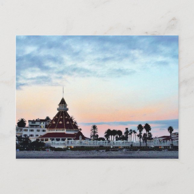 Postal Del Coronado Sunset (Anverso)