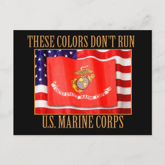 Postal del Cuerpo de Marines de Estados Unidos (Anverso)