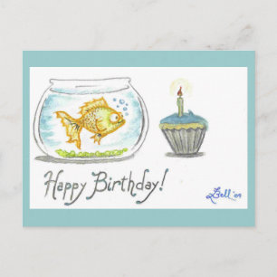 Postal del "cumpleaños burbujeante"