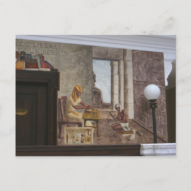 Postal del ~ de los murales 2 de WPA (Anverso)