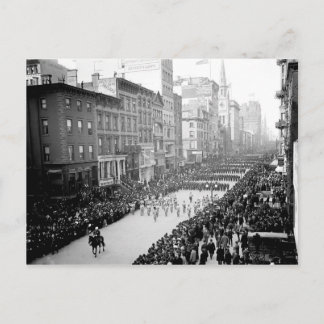 Postal del desfile de la 5ª Ave NYC 1905