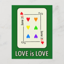 Postal del Día de la Igualdad en el Matrimonio