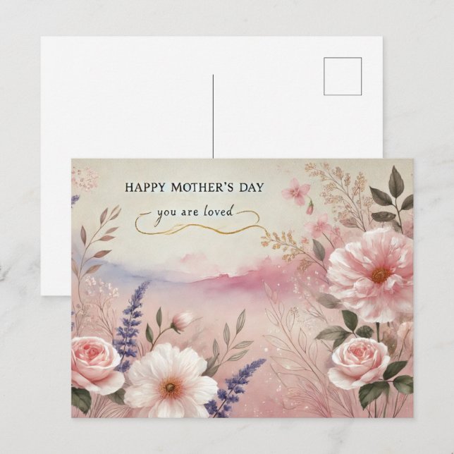 postal del Día de la Madre (Anverso / Reverso)