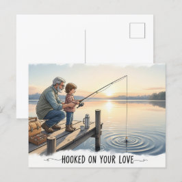 Postal del día de los abuelos felices