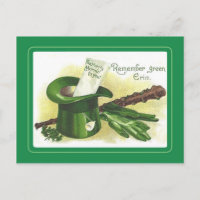 postal del Día de San Patricio
