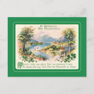 postal del Día de San Patricio