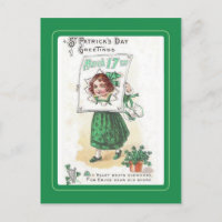 postal del Día de San Patricio