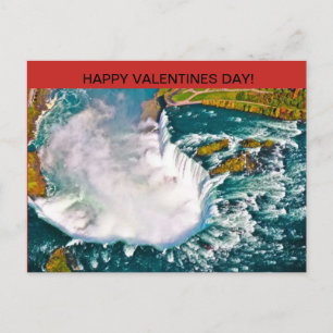 Postal del día de San Valentín de Niagara Falls
