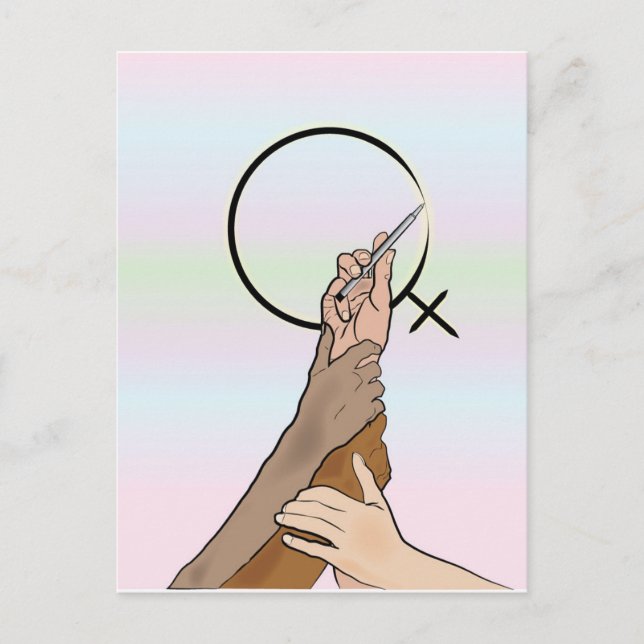 Postal del Día Internacional de la Mujer (Anverso)