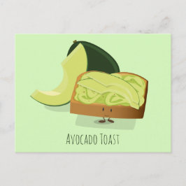 Postal del dibujo animado el | de la tostada del