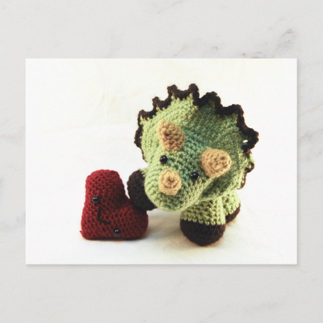 Postal del dinosaurio (Anverso)