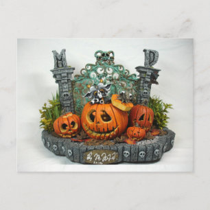 Postal del dragón del MD Halloween