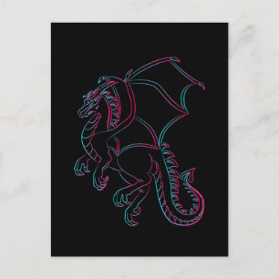 postal del dragón volante