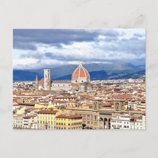 Postal del Duomo de Florencia (Anverso)