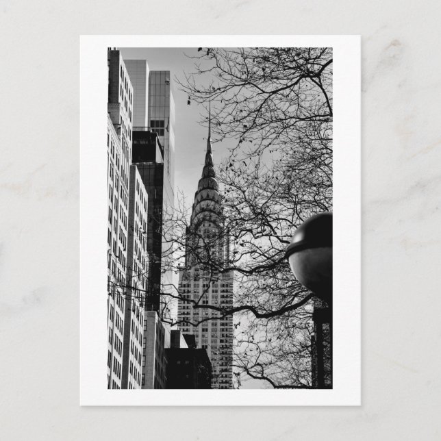 Postal del edificio Chrysler de Manhattan (Anverso)
