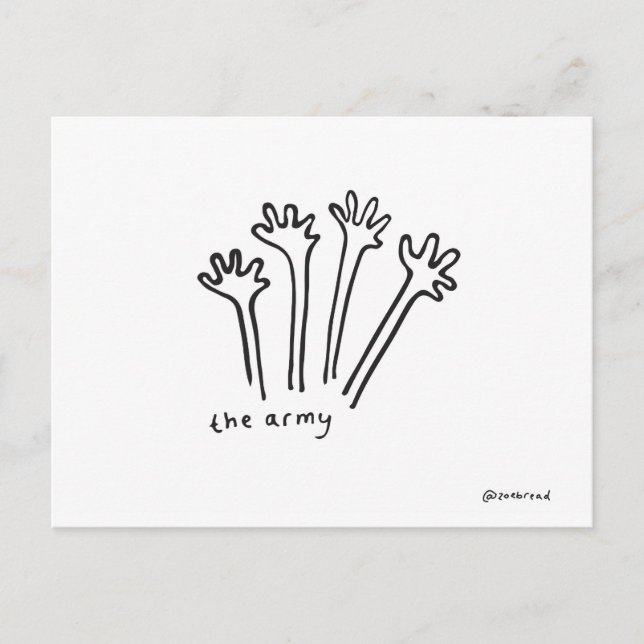 postal del ejército (Anverso)