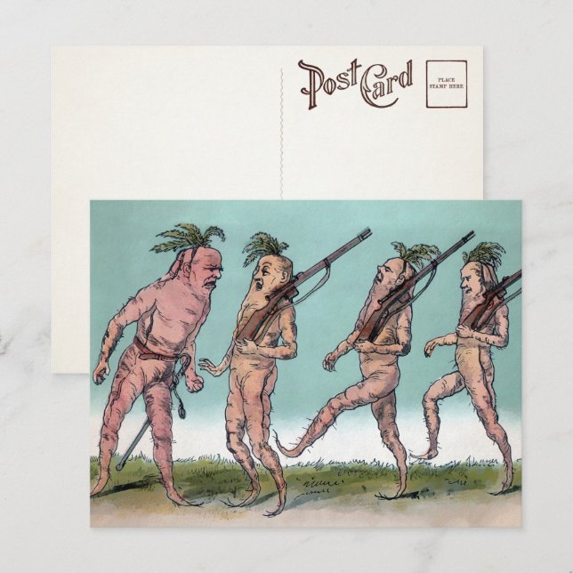 Postal del Ejército de la Correa de Victoria  (Anverso / Reverso)