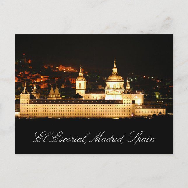 Postal del EL Escorial (Anverso)