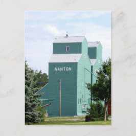 Postal del elevador de grano de Nanton