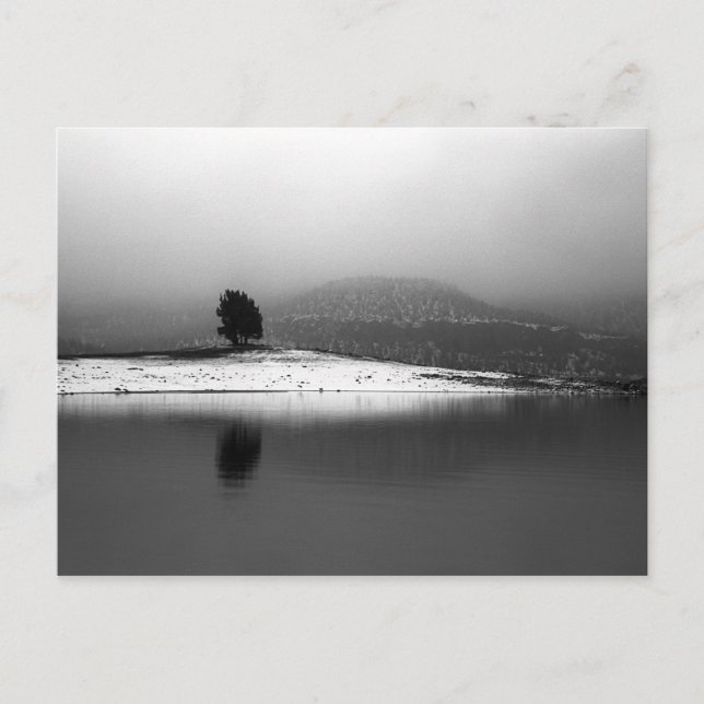 Postal del embalse de Prineville (Anverso)