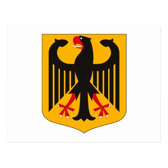 Postal del escudo de armas de Alemania | Zazzle.es