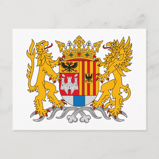 Postal del Escudo de Armas de Amberes (Anverso)