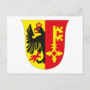 Postal del Escudo de Armas de Ginebra