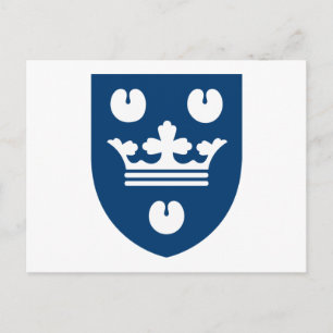 Postal del escudo de armas de Kobenhavn