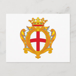 Postal del Escudo de Armas de Padova