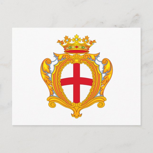 Postal del Escudo de Armas de Padova (Anverso)