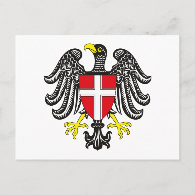 Postal del escudo de armas de Viena (Anverso)