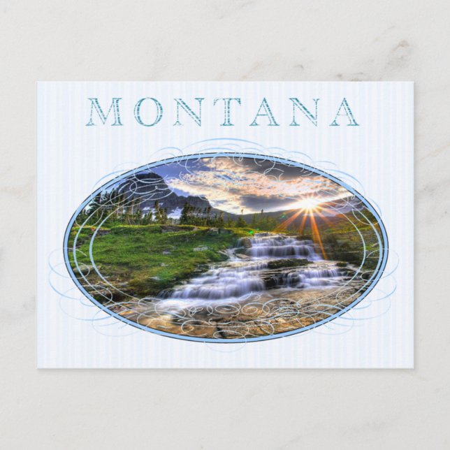Postal del estado de Montana (Anverso)