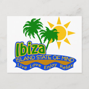 postal del estado mental de Ibiza