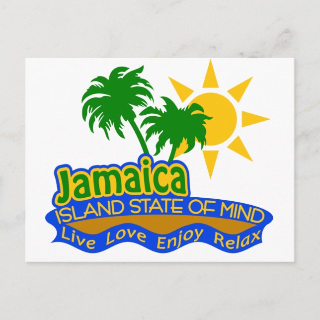 Postal del estado mental de Jamaica (Anverso)