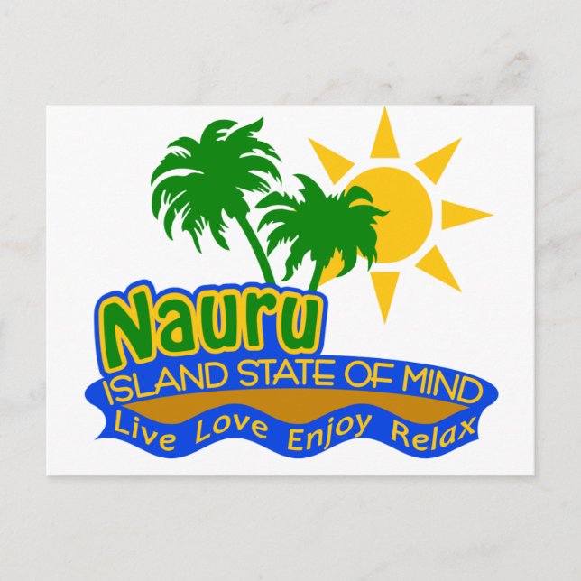 postal del estado mental de Nauru (Anverso)