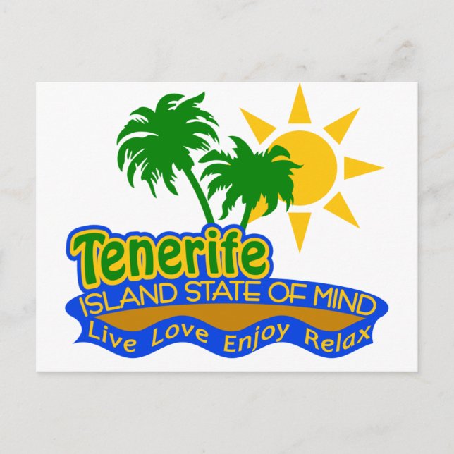 postal del estado mental de Tenerife (Anverso)