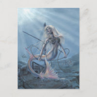 Postal del explorador de la sirena