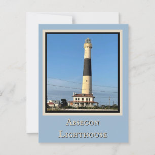 Postal del faro de Absecon