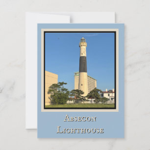 Postal del faro de Absecon