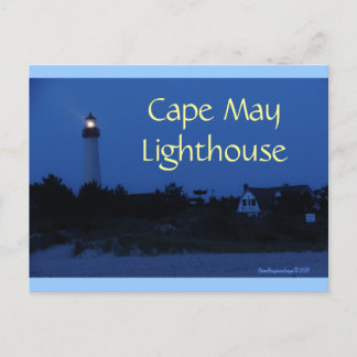postal del faro de Cape May