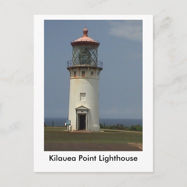 Postal del faro de Kilauea Point (Anverso)