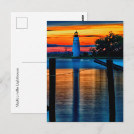Postal del faro de Madisonville
