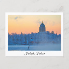 postal del faro de Suomenlinna