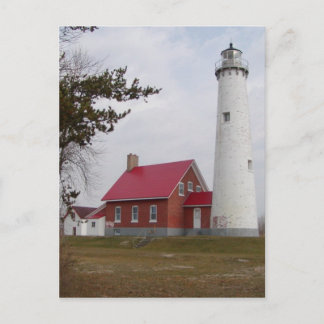Postal del faro de Tawas