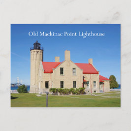 Postal del Faro del Punto Mackinac Viejo