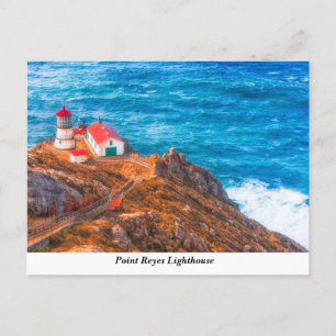 Postal del faro Point Reyes